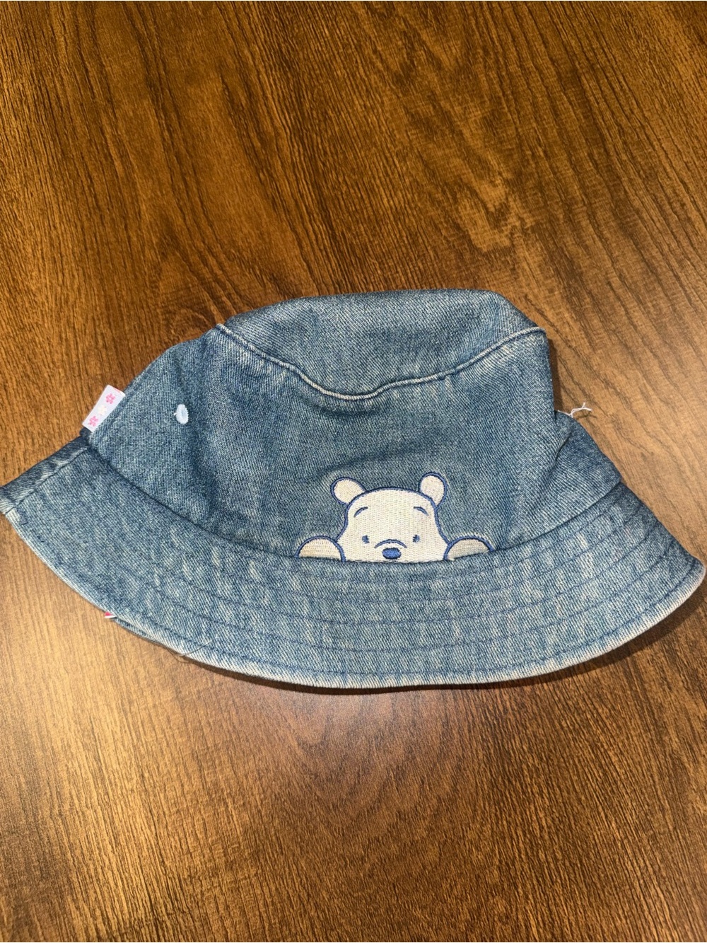 Disney Denim Bucket kids Hat with Winnie the Pooh